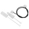 3Pcs Horn Brush Cleaning Kit French Trumpet Rope Brushes Musical Instrument Clean Tool Set