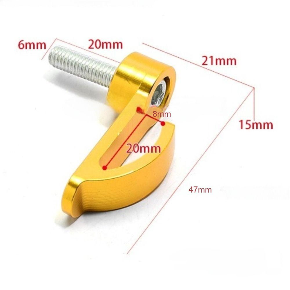 Aluminium Alloy Motorcycle Helmet Hook Single Hole Heavy Duty Motorbike Storage Hook Universal Design Motorcycle Hanger