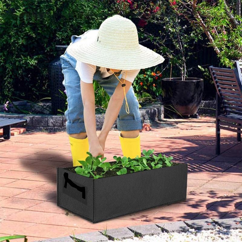 6/7/9/31Gallons Planting Bag Felt Grow Bag Vegetables Fruits Nursery Pot Flowerpots Home Garden Planting Supplies Seedling Bags