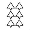 6Pcs Magic Rack Sheet Snooker Pool Billiard Point Stickers Table Marker 3pc 8ball 9ball