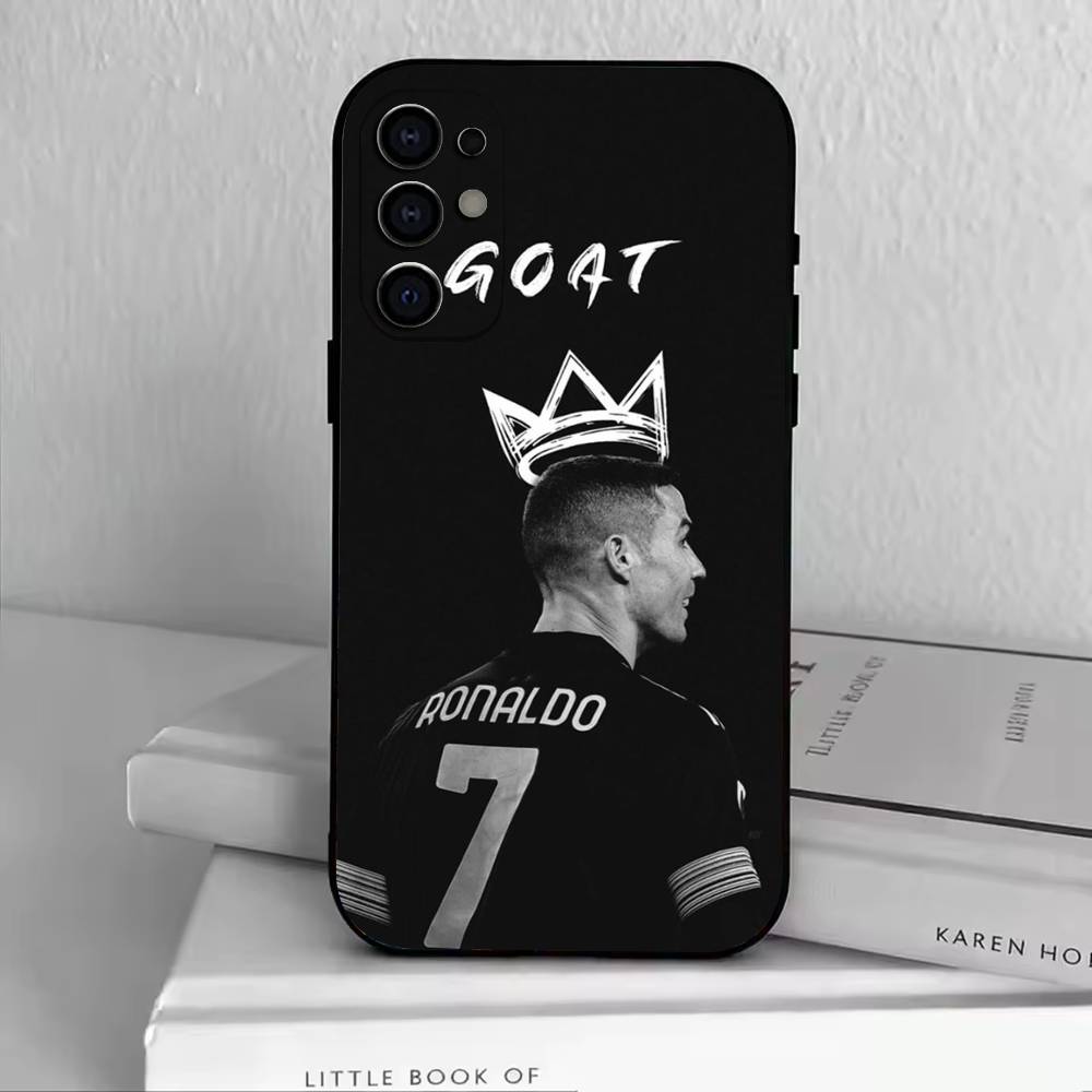 D-Cristiano Ronaldo Pouzdro na telefon Černý silikon Měkké Pro Samsung S25,S24,S21,S22,S23,S30,Ultra,S20,Plus,Fe,Lite