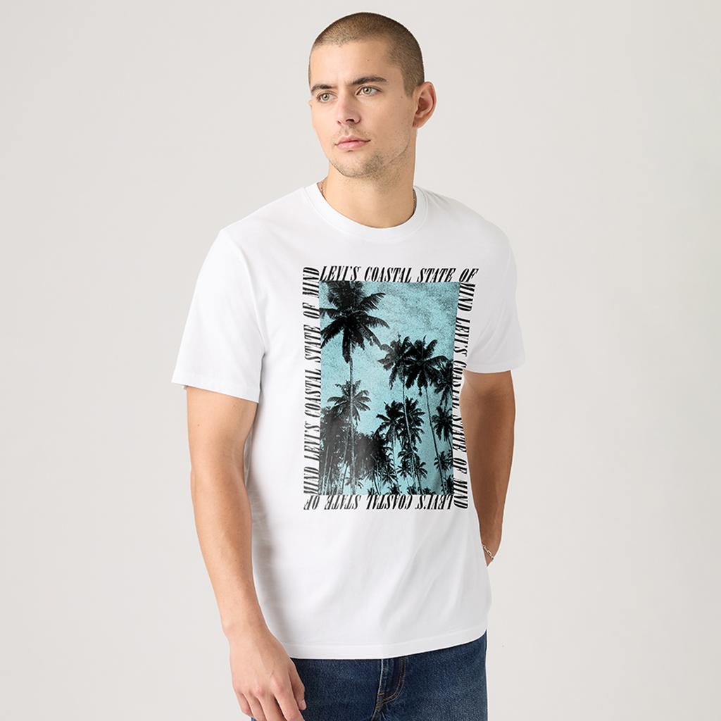 Levis American Vintage Printed Knit Casual Short Sleeve T-Shirt Unisex Tops 16143-2644