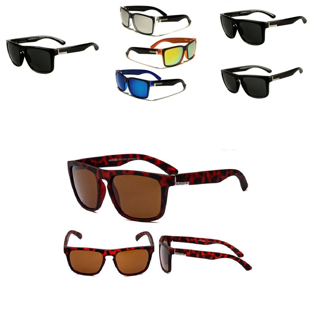 Men And Women Retro Square Glasses With Polarized Lenses And Uv400 Sun Protection