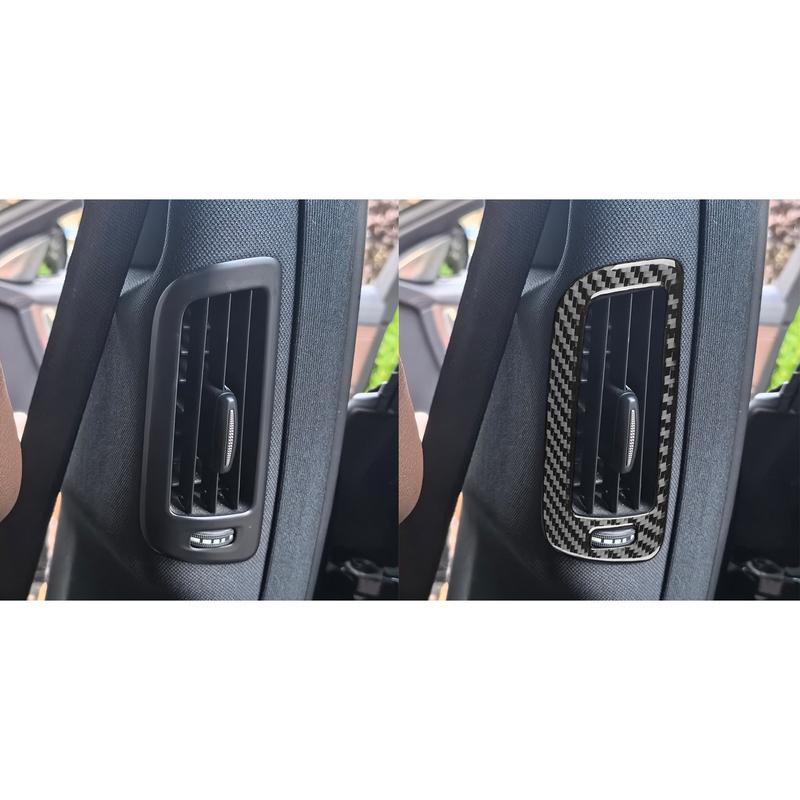 For Benz S-Class W222 2013- Real Carbon Fiber Sticker Inner Door B-pillar Air Vent Panel Car Accessories Interior decorative