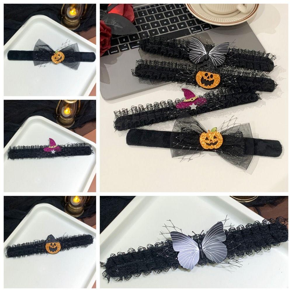 

Pat Circle Pumpkin Slap Wristband Halloween Pumpkin Ring Slap Bands Halloween Gift