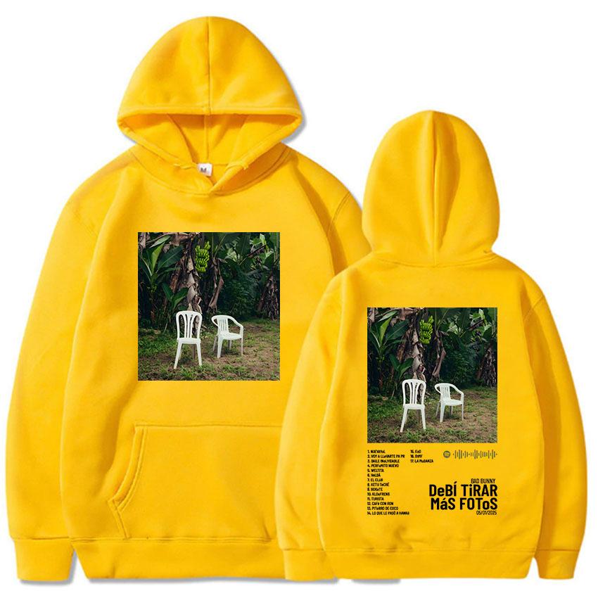 Women Clothes Bad Bunny DTMF Debí Tirar Más Fotos Hoodies 2025 Album Printing Sweatshirts Winter Casual Sudaderas Para Mujer