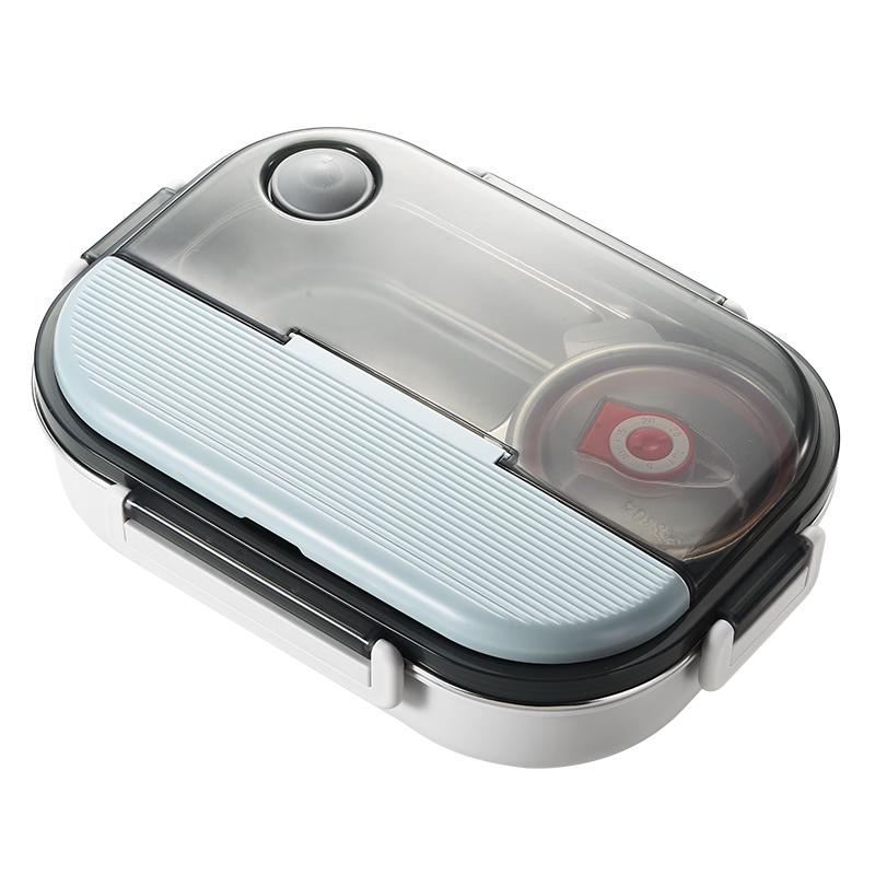 MAXCOOK 304 Stainless Steel Microwaveable Insulated Lunch Box
