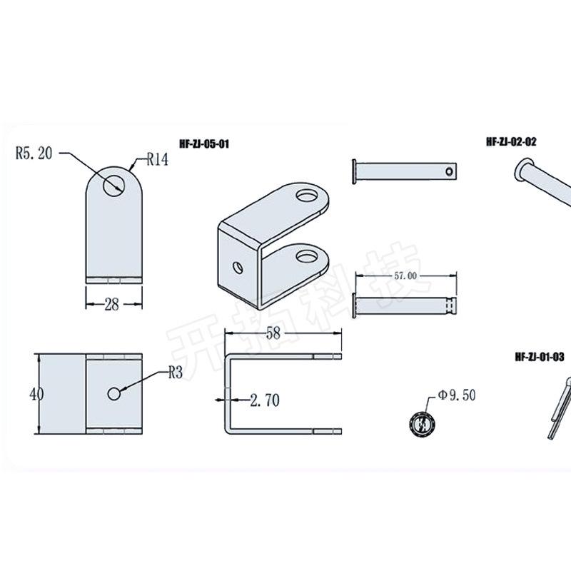 High Torque LX600 Linear Actuator Bracket & Mounting Base