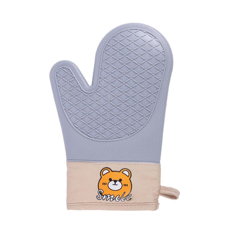 

Одинарные прихватки для духовки в скандинавском стиле, силиконовые перчатки, утолщенные изоляционные перчатки, противоскользящие, противоожоговые, кухонные принадлежности для выпечки