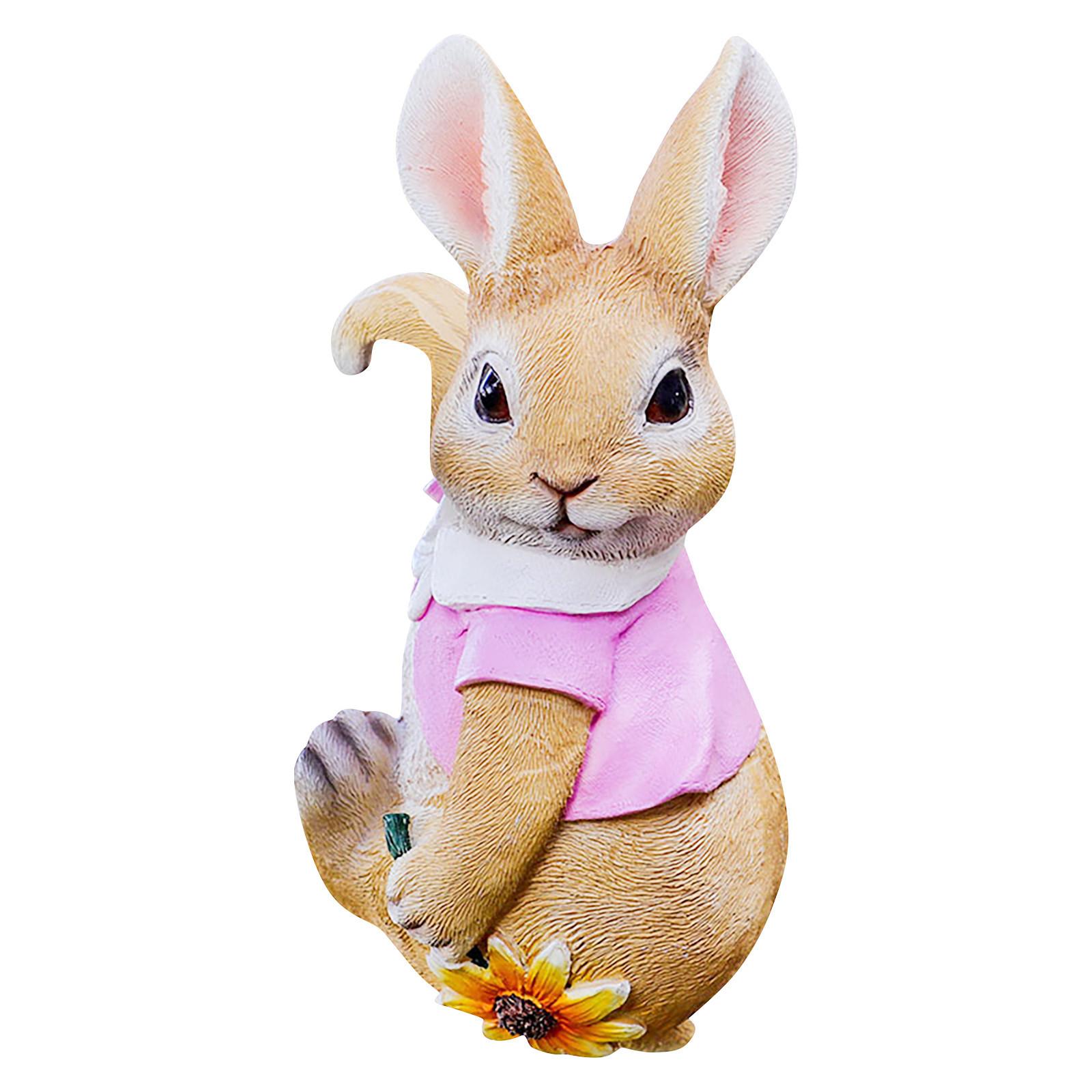 

Пасхальная статуя для лазания в саду, подвесные украшения в виде кролика, кашпо для забора One Size