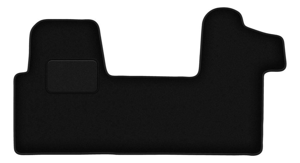 Driver's mat black for: Renault Master II 3-seater (2010-)
