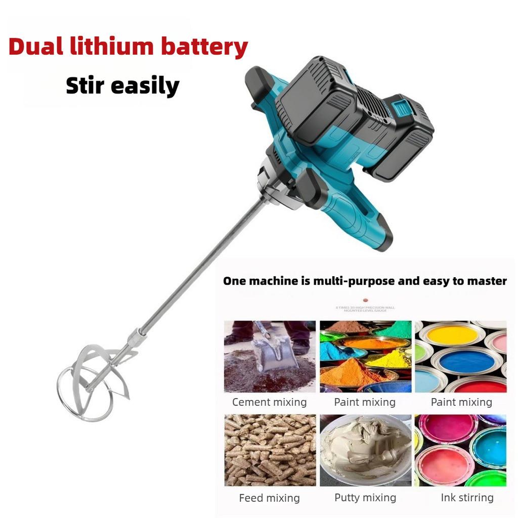 20V40V Ice Drill Dual Lithium Battery Winter Drilling Rod Ice Fishing Drilling Hole Machine High Power Hold Opening Mixer