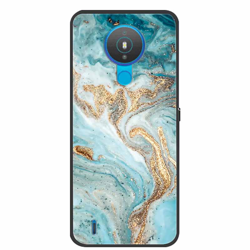 For Nokia 1.4 Cases 5.4 2.4 3.4 Marble Soft TPU Silicone Shockproof Back Case for Nokia 5.4 Phone Cover Fundas Coque Nokia 2.4