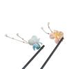 Bridal Tassel For Girls Flower Women Hair Sticks Chinese Hair Fork Korean Hanfu Hairpins Hair Clip