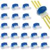 Pack of 20 Waterproof Grease-filled Wire Connectors for 2–3 Wires 0.5–1.5 Mm²