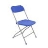 Pack De 5 Chaises De Conférence Pliantes Siège Et Dossier En Polypropylène Bleu PIQUERAS Y CRESPO Modèle Viveros
