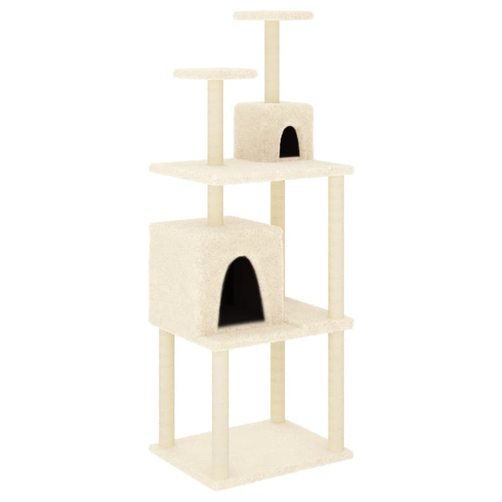 Scratching Post with Sisal Scratching Posts Cream 167 Cm