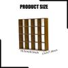 1:12 Dollhouse Display Shelf Rack Wooden Dollhouse Furniture Model Birthday Gift 16 Grid Miniature Furniture Toy for Diorama