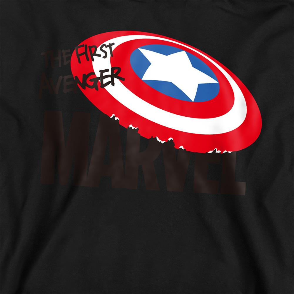 Captain America Childrens/Kids First Avenger Pull Over Hoodie