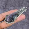 Natural Sunstone In Lolite Gemstone 925 Sterling Silver Pendant 2.75" S3C45