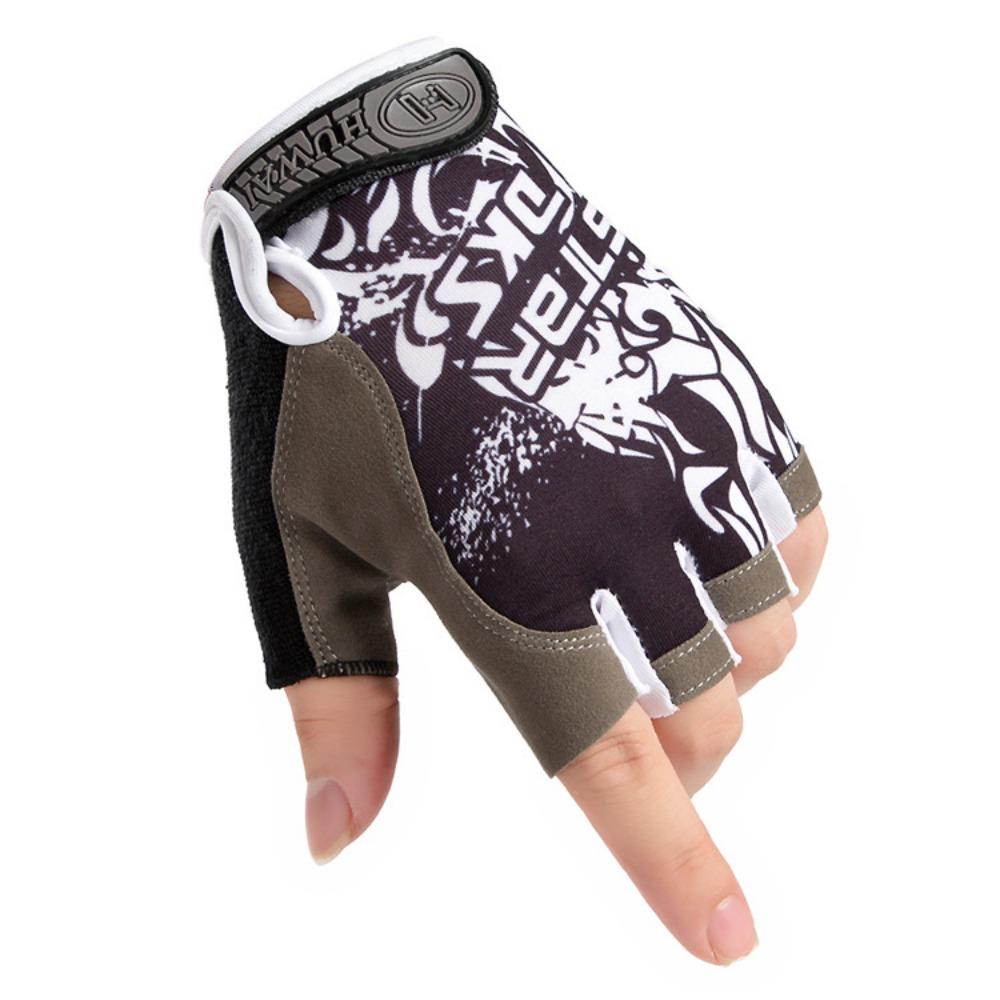 

Велоперчатки полупалые мужские и женские нескользящие с открытыми пальцами дышащие тонкие силиконовые для занятий спортом на открытом воздухе в тренажерном зале на перекладине для вождения XL чёрный