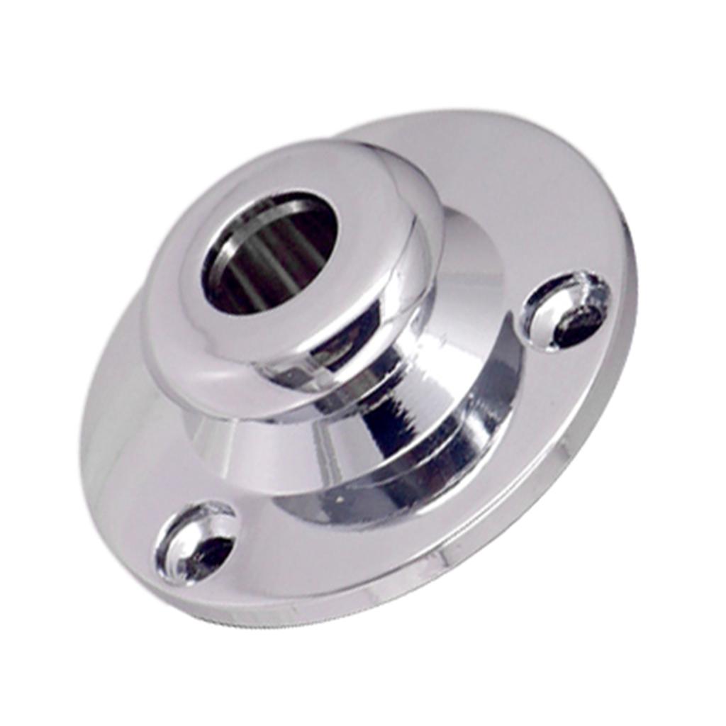 

Round Metal Threaded Plate Socket Cover Head Cap for Guitar Bass срібний