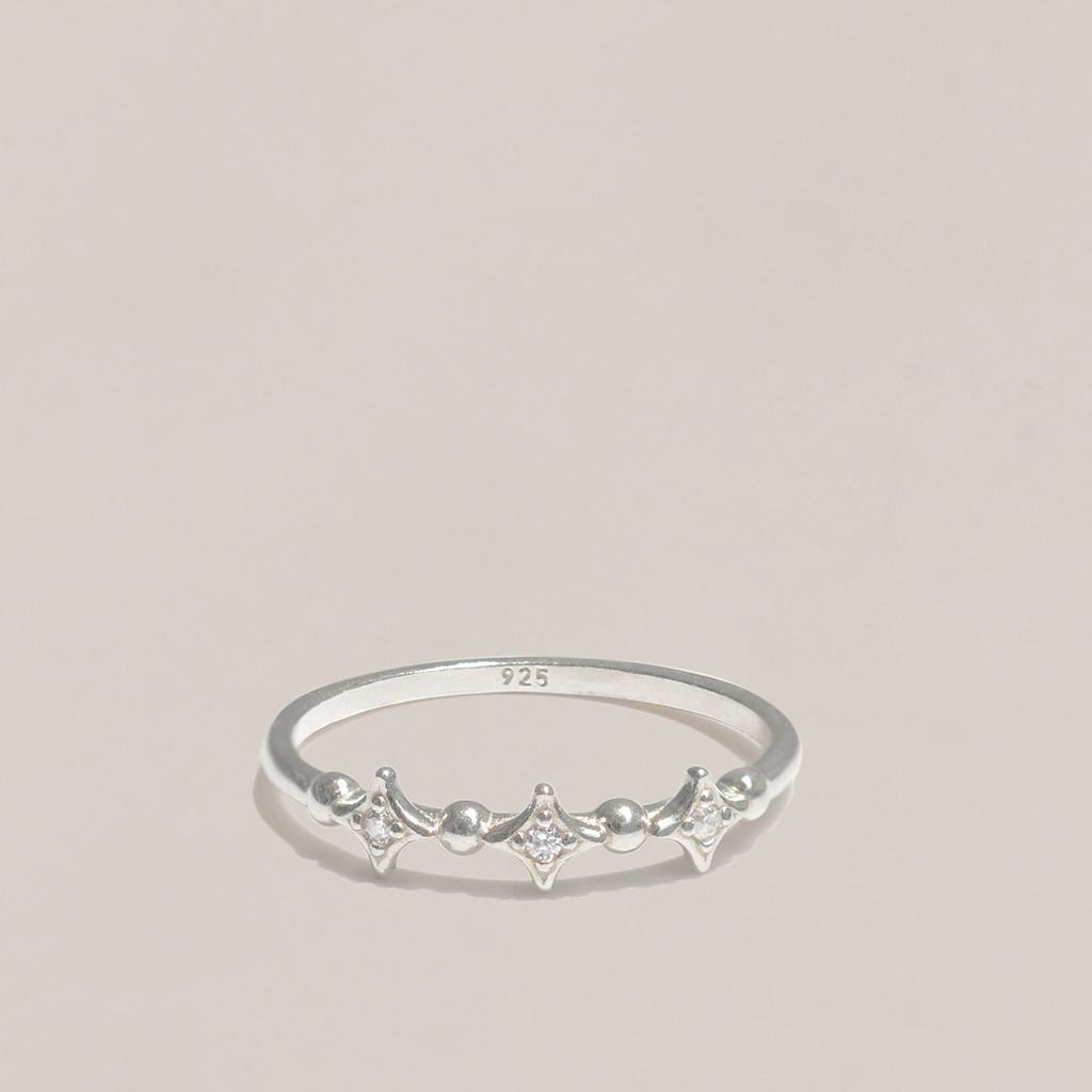 47Bag 925 Silver Star Polaris Thin Ring Danica