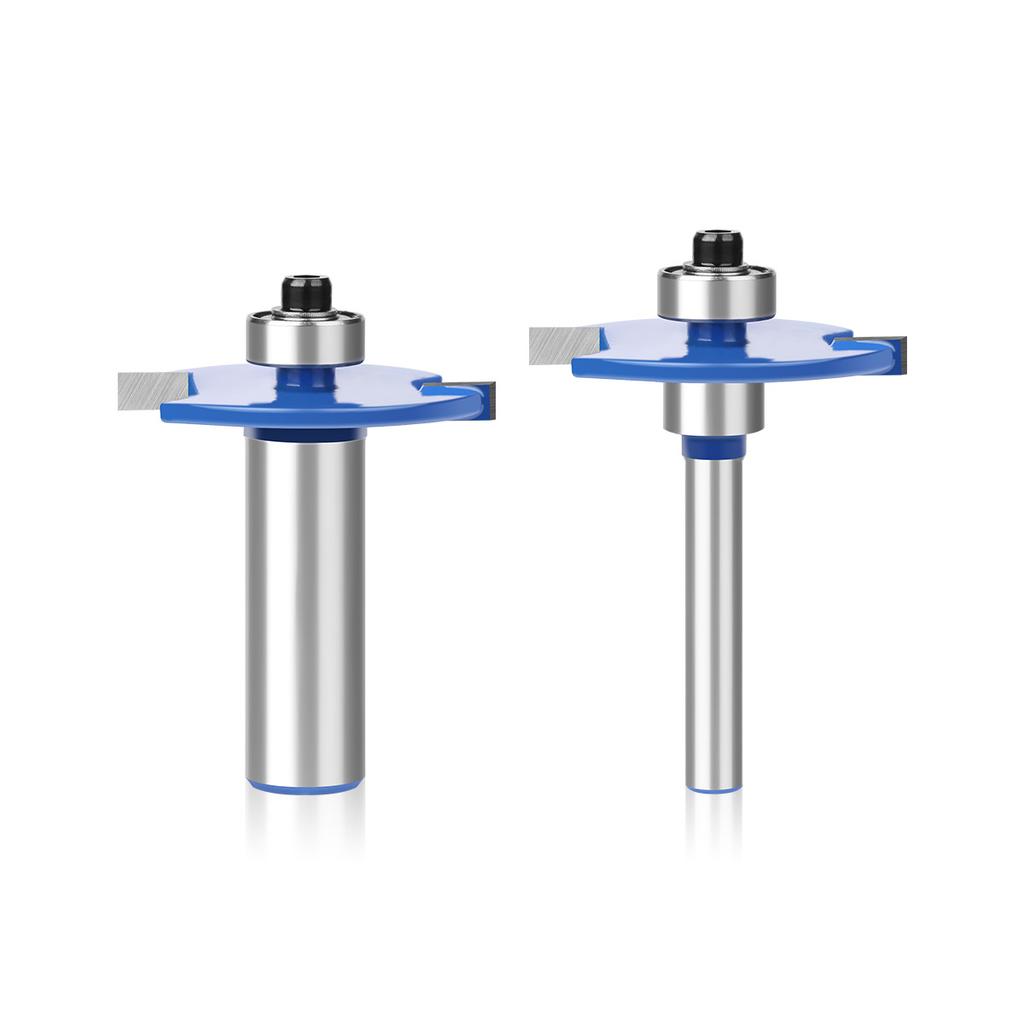 Ball T-Knife 1/4 Handle 1/2 Handle, Woodworking Milling Cutter Slotting Cutter Alloy Cutter Side Handle Trimming Machine Knife Engraving Machine