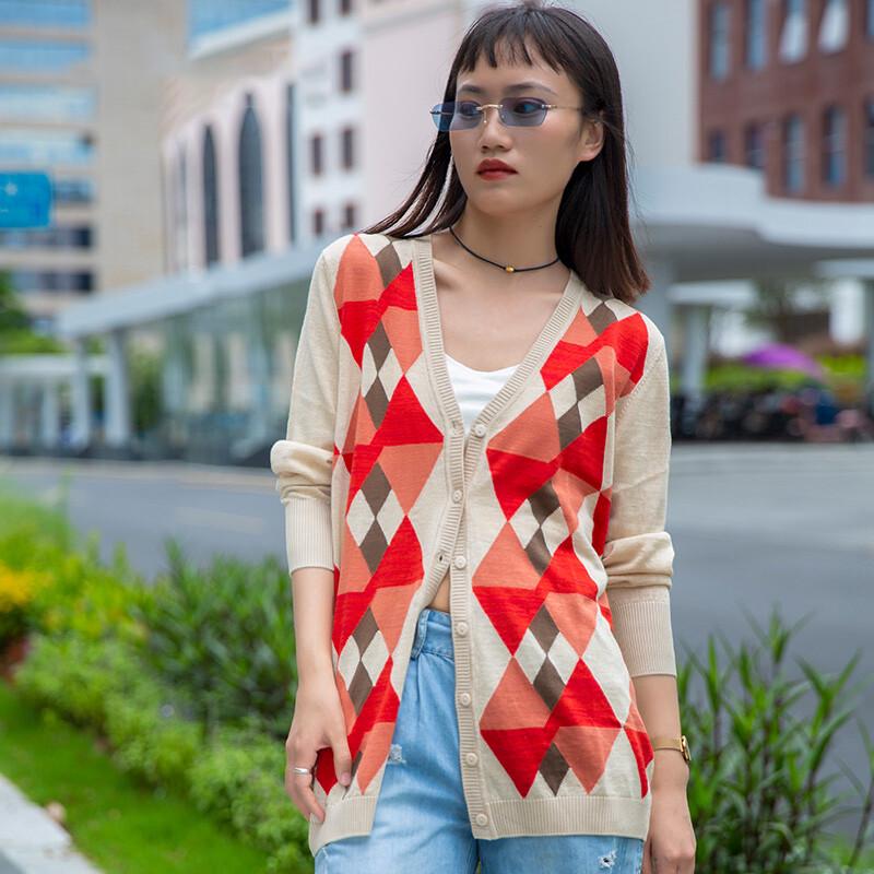 

Anlom Women s Summer V-Neck Knit Cardigan 3XL