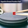 2PCS Drumstick Mute Silicone Drumstick Practice Tips Drumstick Head Rubber Sleeve For Quiet Drum Practice