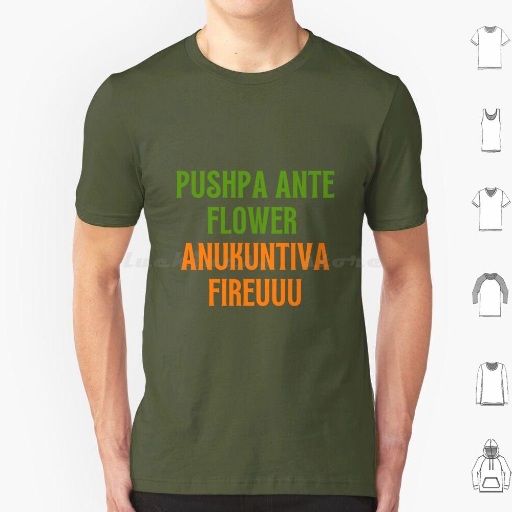 Pushpa Flower DialogueAllu Arjun Telugu Movie T Shirt Cotton Men Women DIY Print Pushpa Pushpa Flower Pushpa Dialogue Allu S