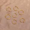 10pcs 304 Stainless Steel 2mm Wire Ear Clips Fake Hoop Earrings for Women Without Ear Holes Clip DIY Jewelry Making Accessories