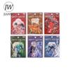 JIANWU Jiangnan Series Vintage Character Flower Landscape Material Collage Scrapbooking PET Sticker Creative Journal Stationery