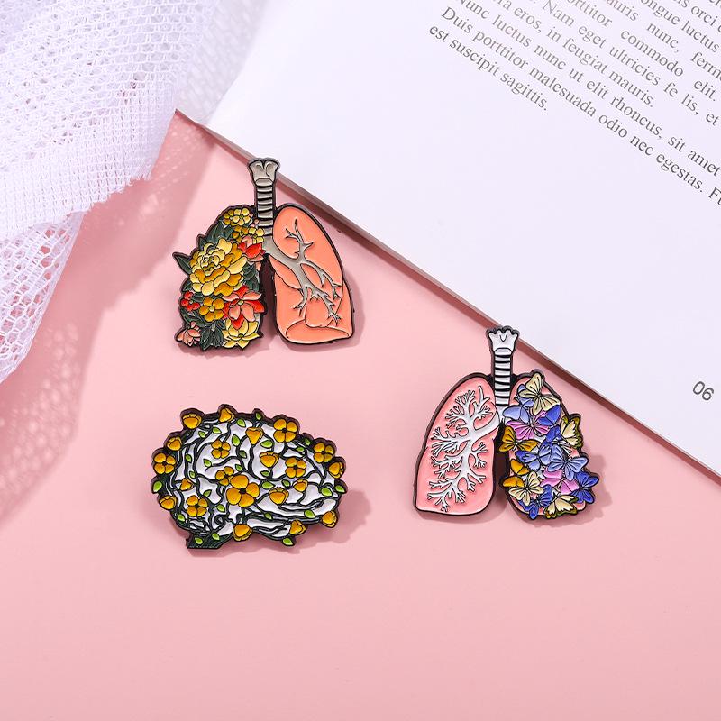 European & American Floral Alloy Brooch – Creative Collar & Hat Accessory