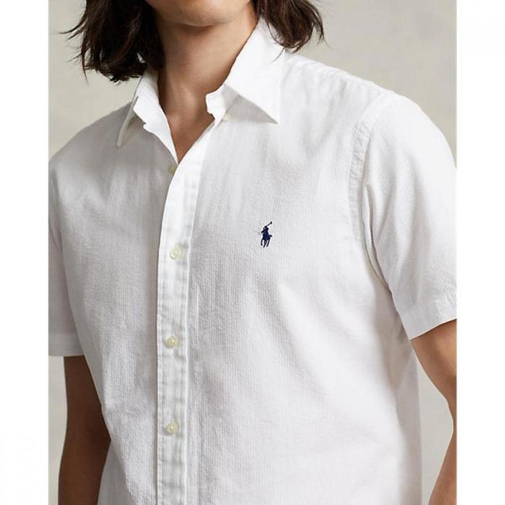 Polo Ralph Lauren Mens Classic Fit Seersucker Shirt  Mnpowov1n820642100 