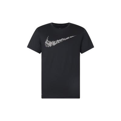 Dri-Fit Bedrucktes Trainings-T-Shirt Kurzarm Herren Tops Schwarz CJ4634-010