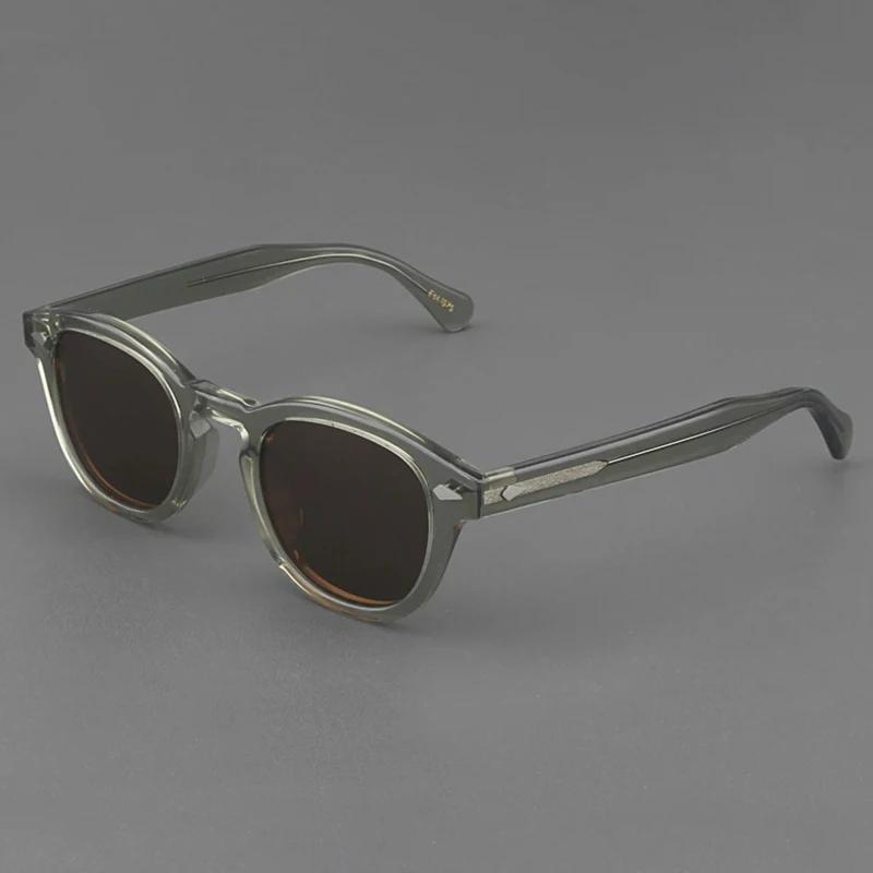 Gafas de sol polarizadas Johnny Depp Lemtosh para mujer, marca de lujo, estilo vintage de acetato, gafas de visión nocturna.