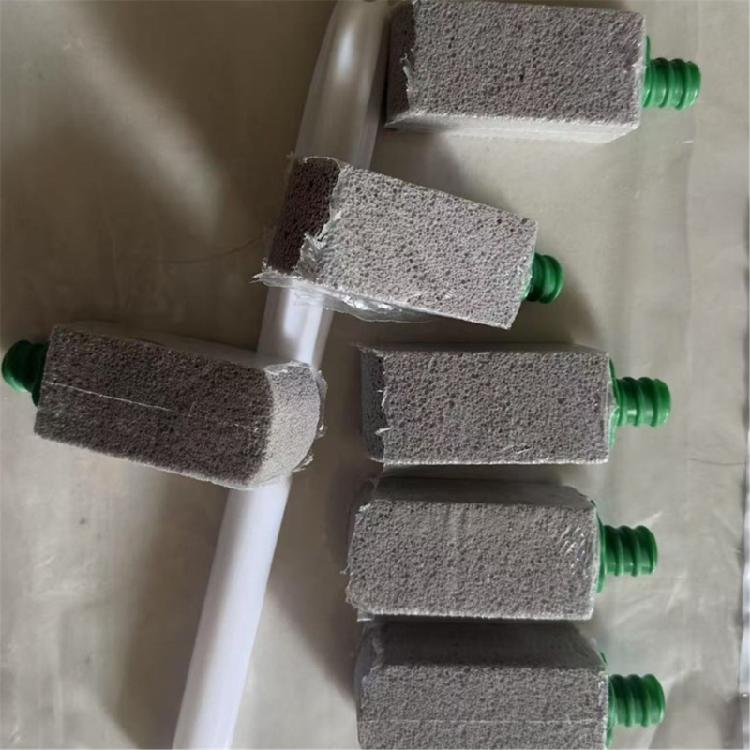 Ergonomic Pumice Scouring Brush For Toilet Bowl Sink Bathtub Glass Fiber Reinforced Head With Extended Handle