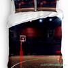 Basketball Bettwäsche-Set für Schlafzimmer Bett Zuhause Basketballspieler Silhouette Athlet Wettkampf Bettbezug Steppdeckenbezug Kissenbezug