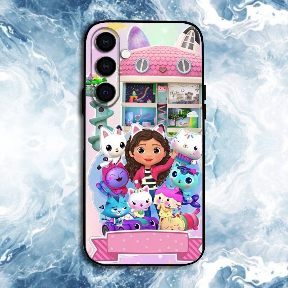 Cartoon Gabbys Dollhouse Phone Case For Samsung Galaxy A73,A72,A71,A70,A53,A52,A51,Others Soft Black Shell Samsung a71 4g