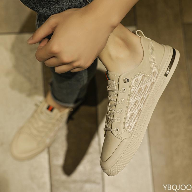 Fashion Men's Spring New Casual Shoes Outdoor low cut lace up shoe Comfortable non slip Male shoes Fashion breathable board shoes Homme