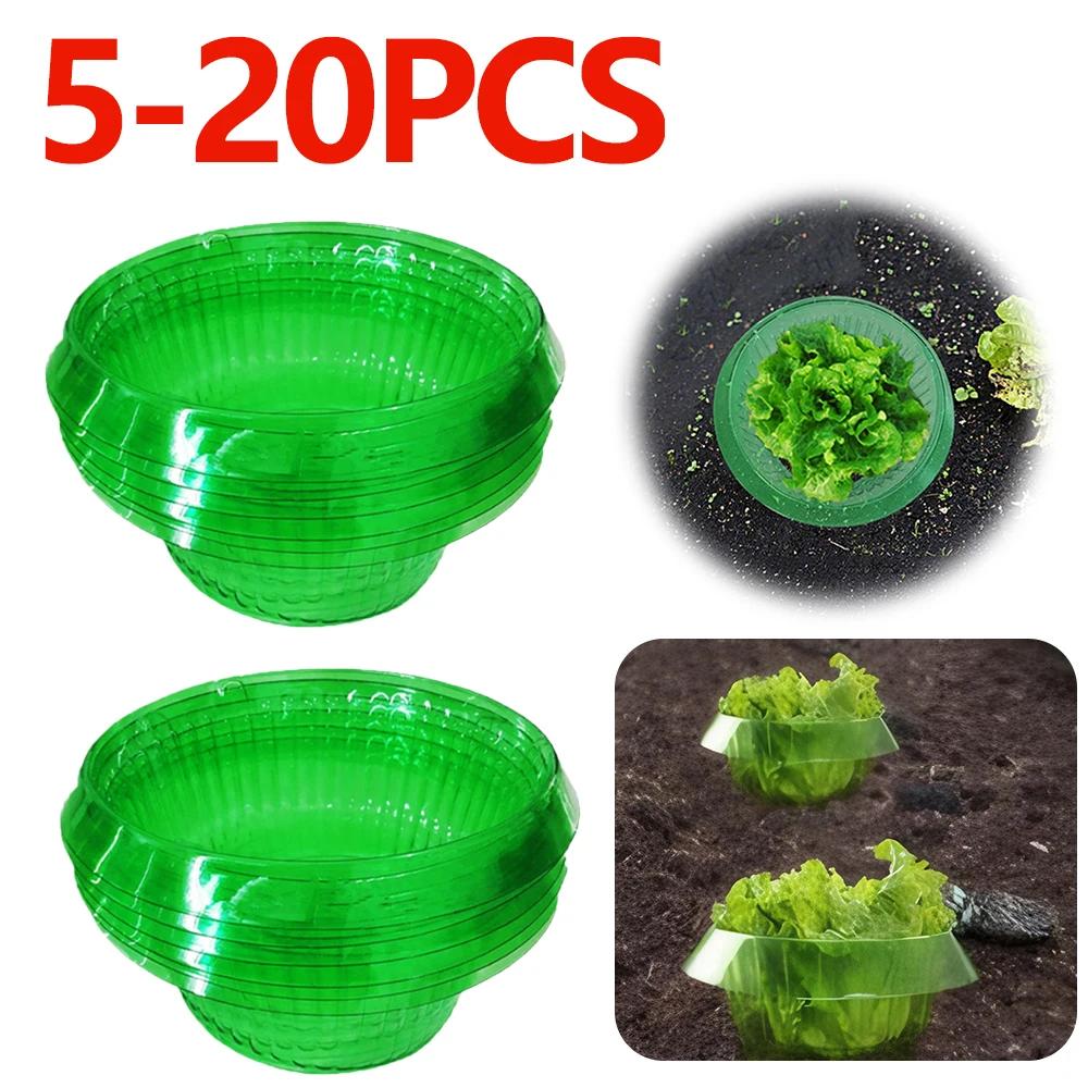 5-20pcs Plants Snail Protection Rings Vegetable Green Planter Flower Pot  Garden Protects Tools Pest Control Trapper Repel Snail