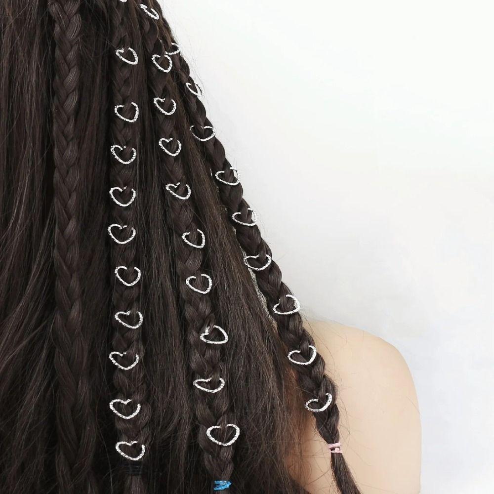 Gold Hair Loop Star Women Hair Clip Summer Decor Braide Hair Tool  Hair Braiding Decoration