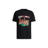 T Shirts Men's Black Crew Neck Moderate Straight Fit HB6168