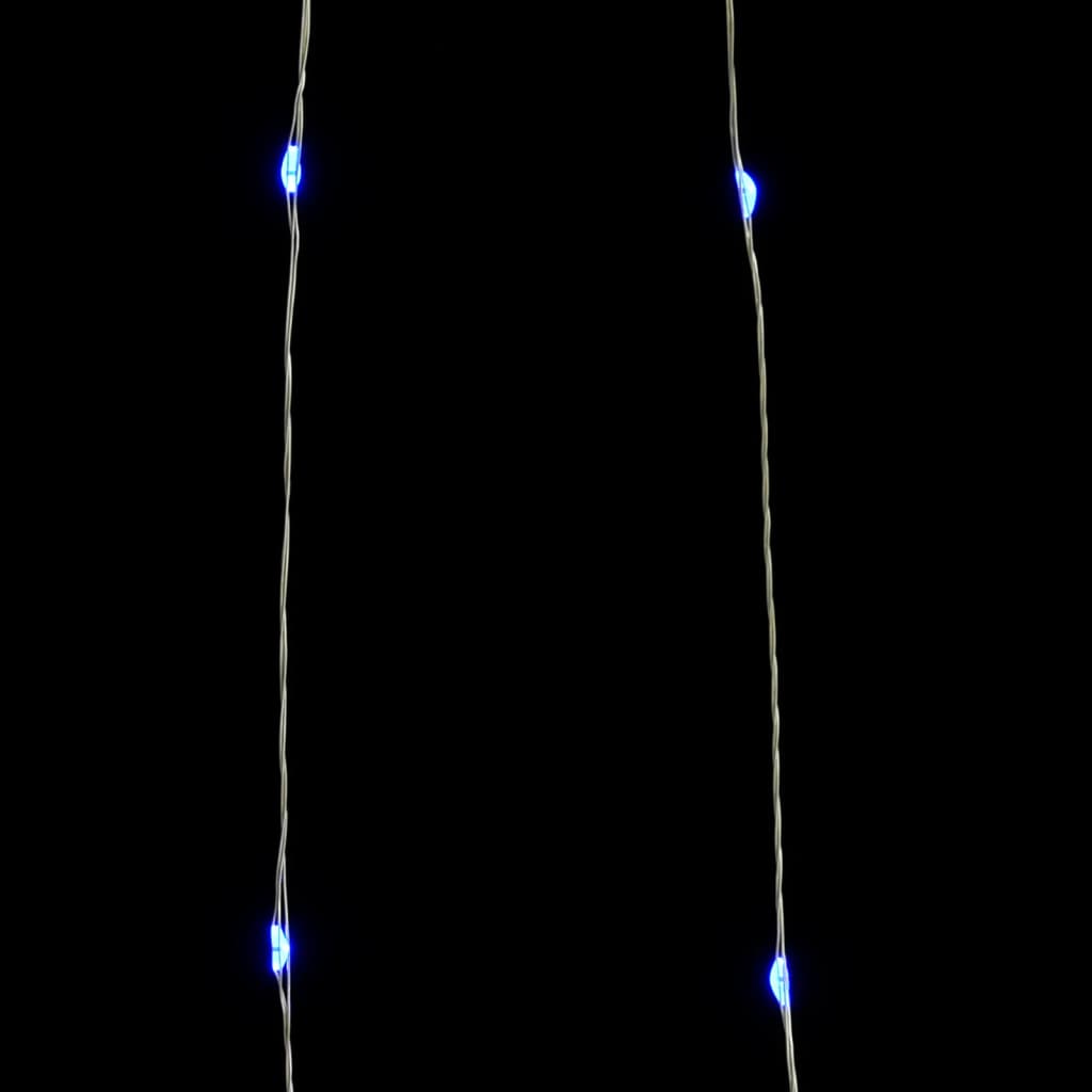 Vidaxl Sznur Lampek, 40 M, 400 Micro Led, Zimna Biel, 8 Funkcji