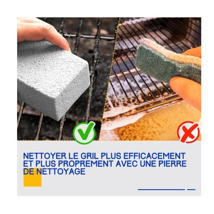 Bloc de nettoyage en pierre ponce - 6 pièces - Réutilisable - Sans produits chimiques - 3,9x2,7x1,6 pouces