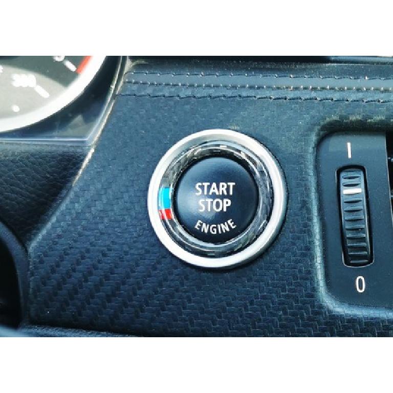 Kolfiber Motor Startknapp Ring 06-12 BMW E90 E92 325i 328i 330i 335i