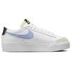 Nike  Blazer Low Platform White Cobalt Bliss Women Sneakers Volt Black FJ0738-100
