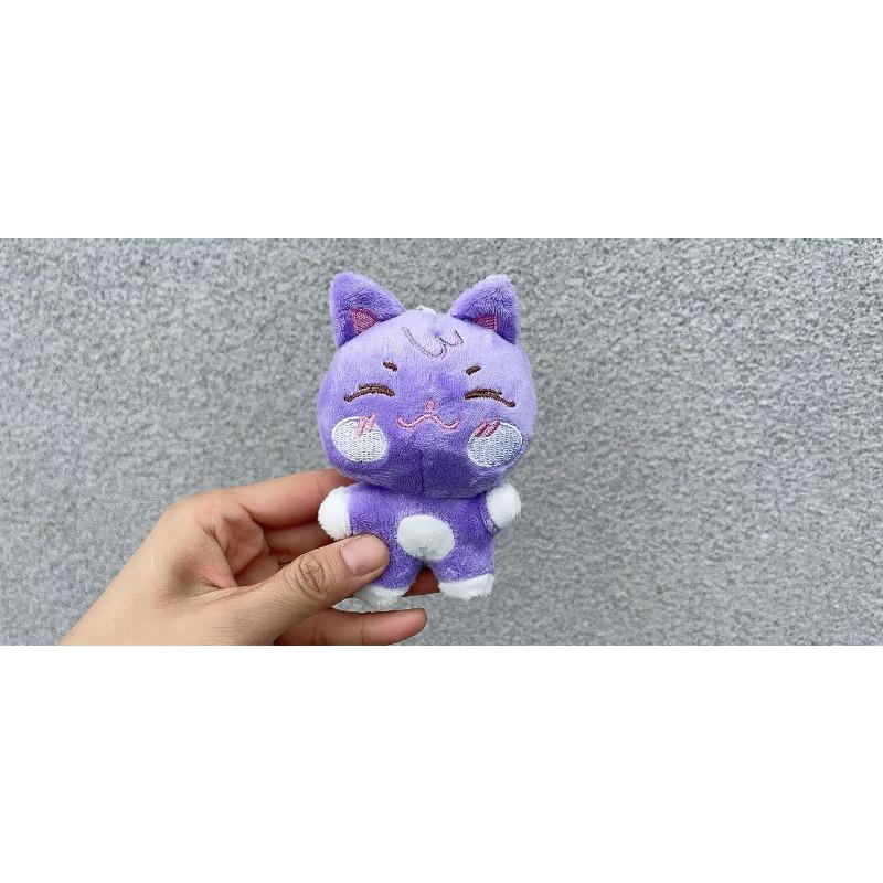 10cm Ateez Aniteez Plüschtier Schlüsselanhänger Cartoon Niedlicher Plüsch Anhänger Schlüsselanhänger Tasche Zubehör Yunho Yeosang Erwachsene Fans Geschenke
