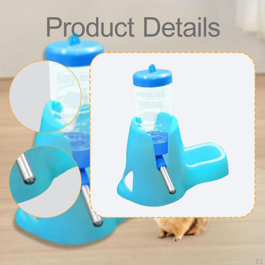 80 ml Hamster Water Bottle Drinking Blue Comfortable Pet Supply Dispenser Waterer for